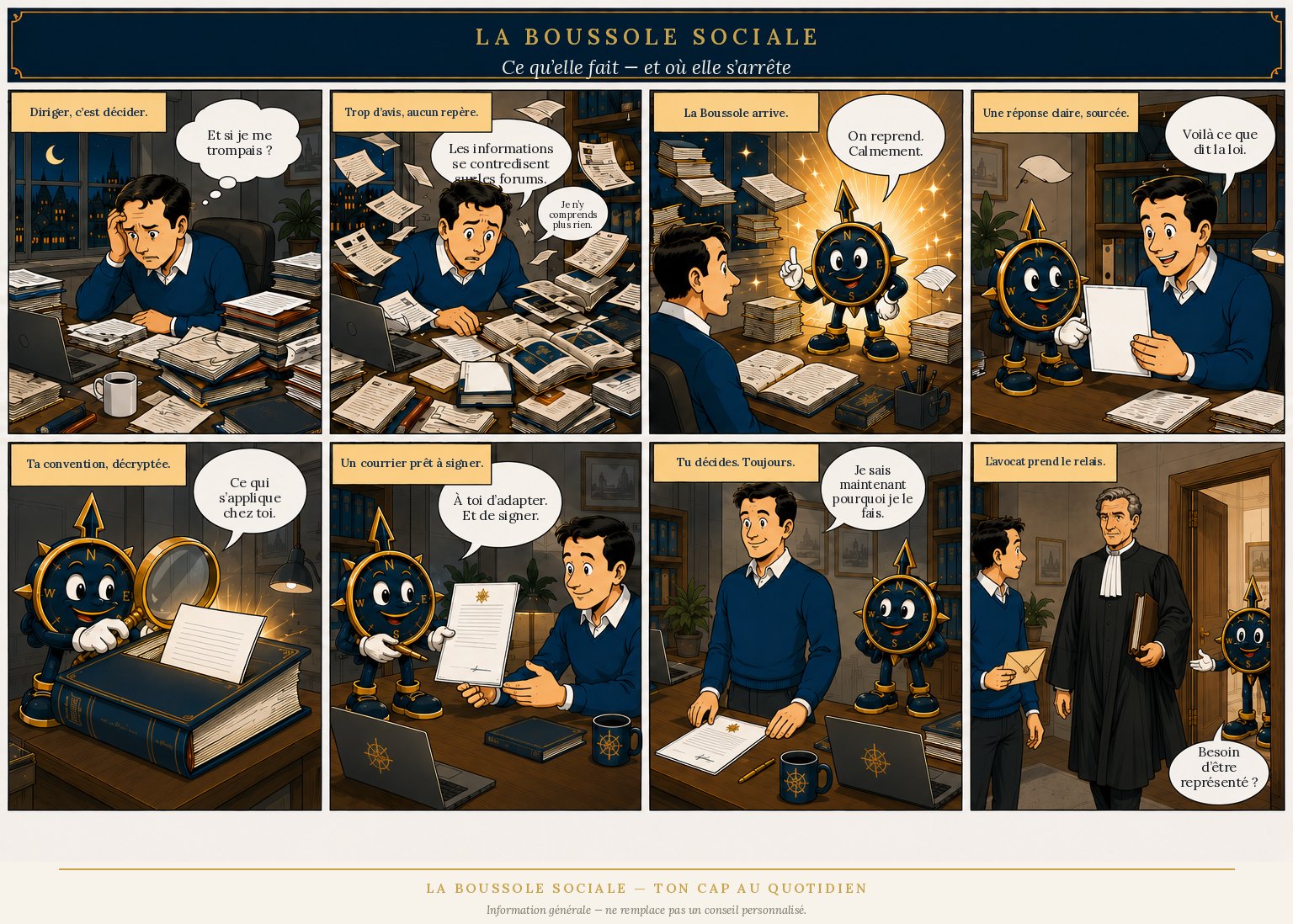 La Boussole illustrée — le manifeste