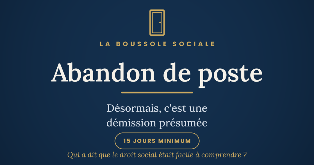 Abandon de poste : lettre de mise en demeure de l'employeur