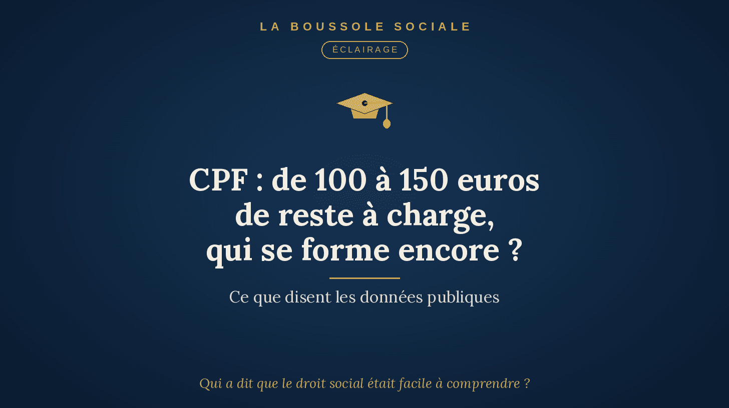 CPF : de 100 à 150 euros de reste à charge, qui se forme encore ?