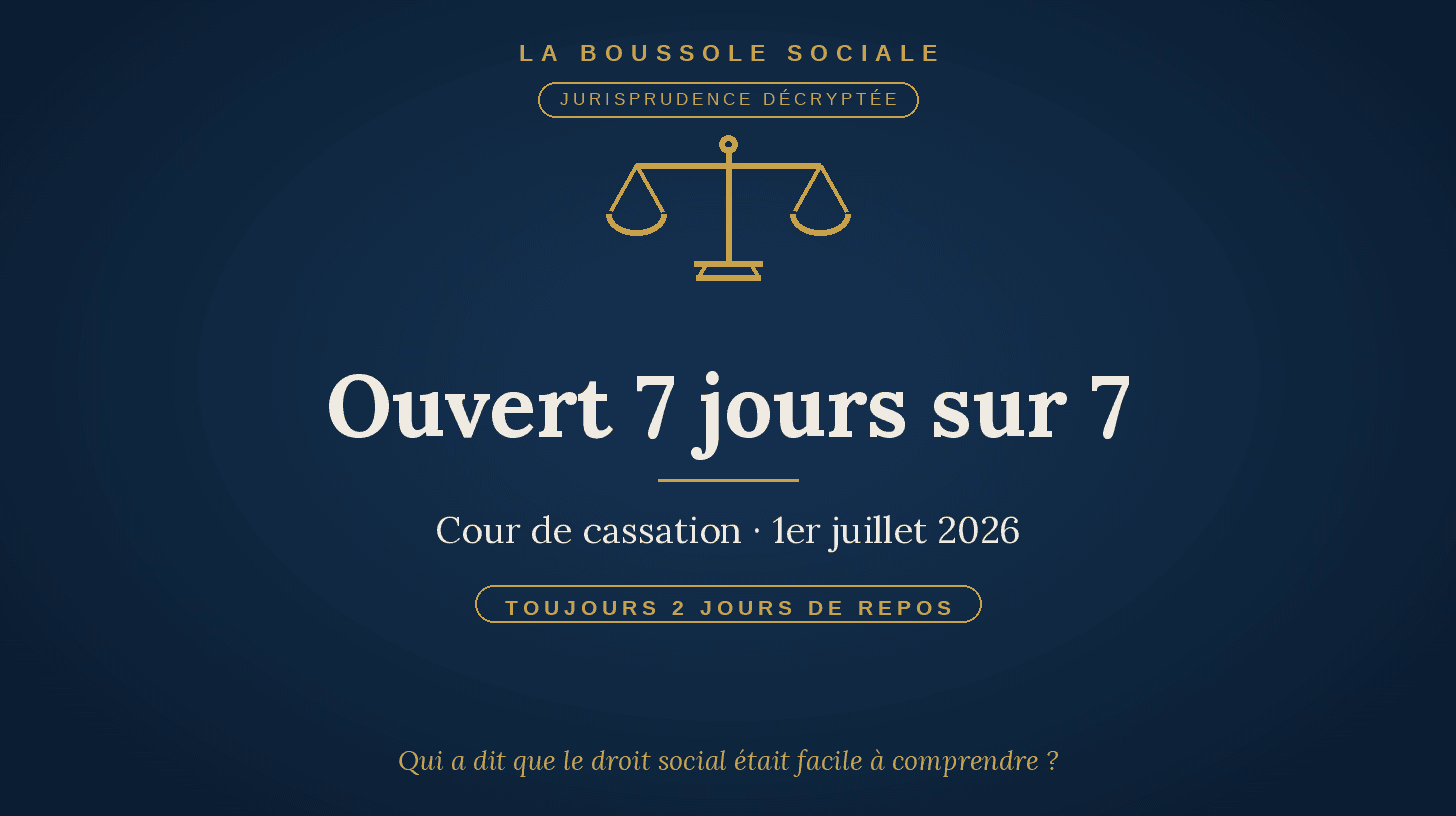 Ouvert 7 jours sur 7 ? Vous devez quand même accorder deux jours de repos