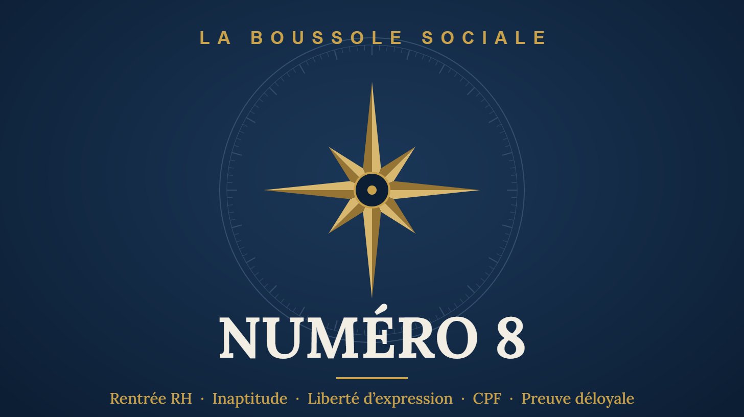 Couverture du Numéro 8 de La Boussole Sociale