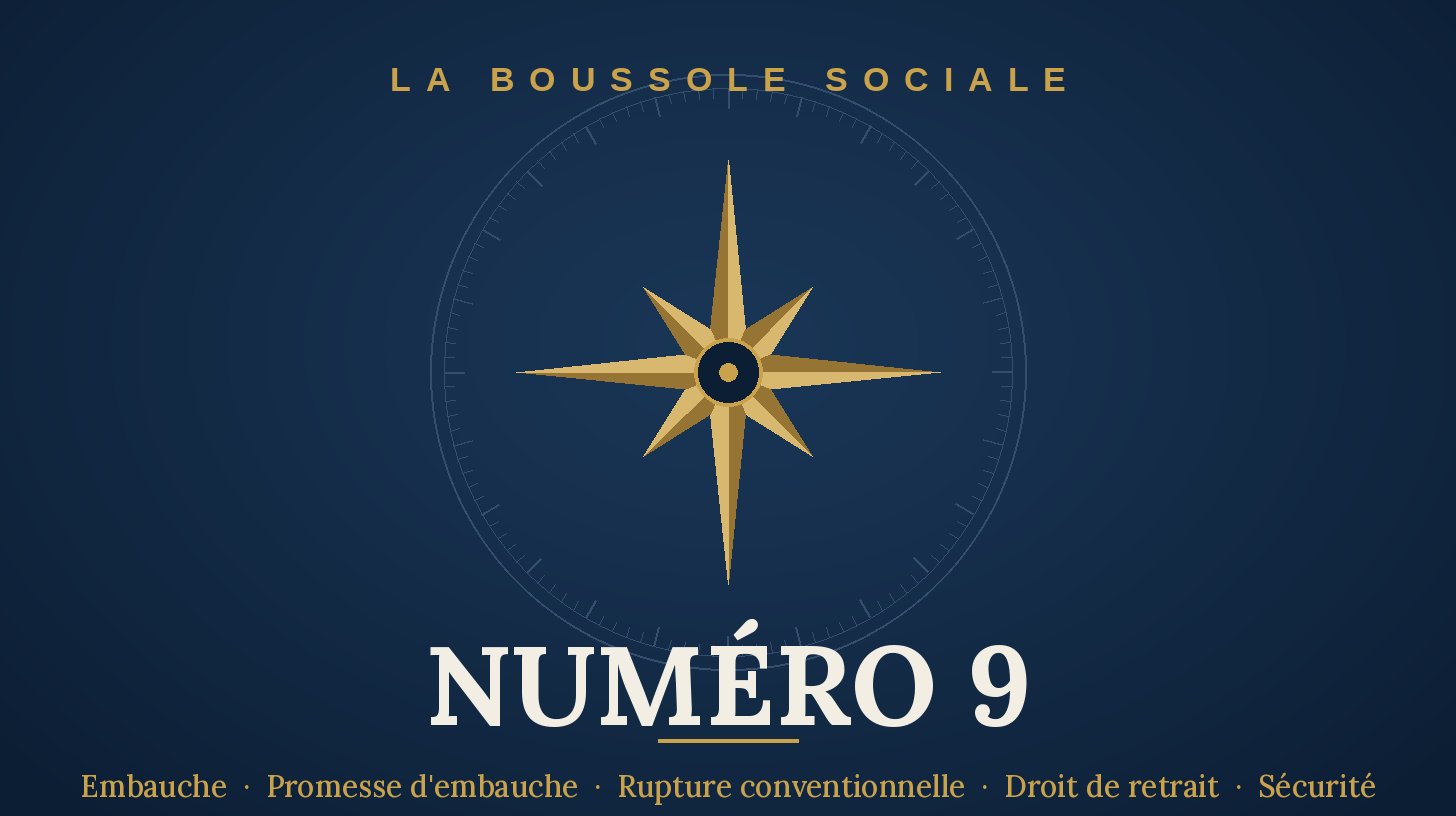Couverture du Numéro 9 de La Boussole Sociale