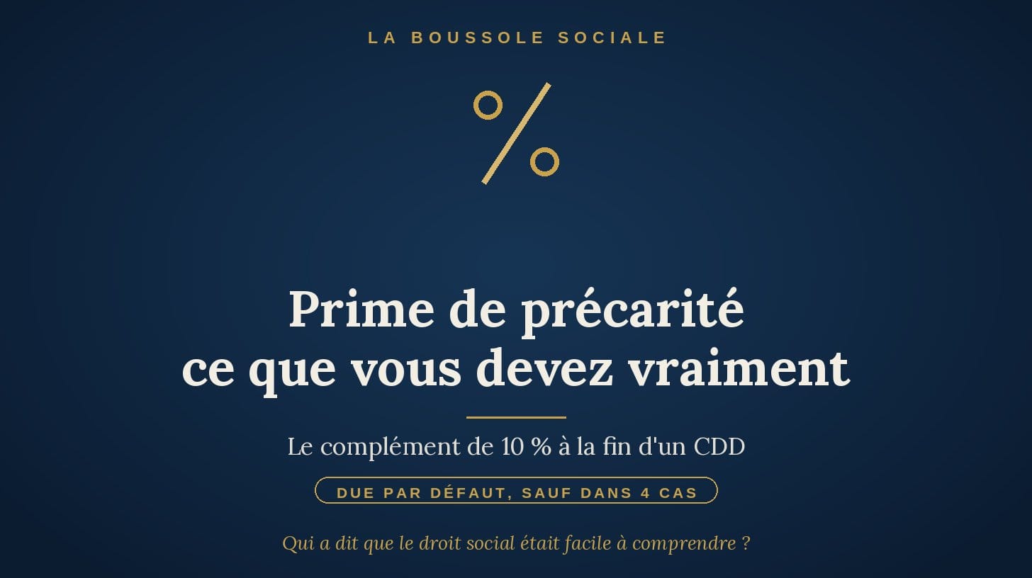 Prime de précarité : quand la devez-vous, quand pouvez-vous vous en dispenser ?