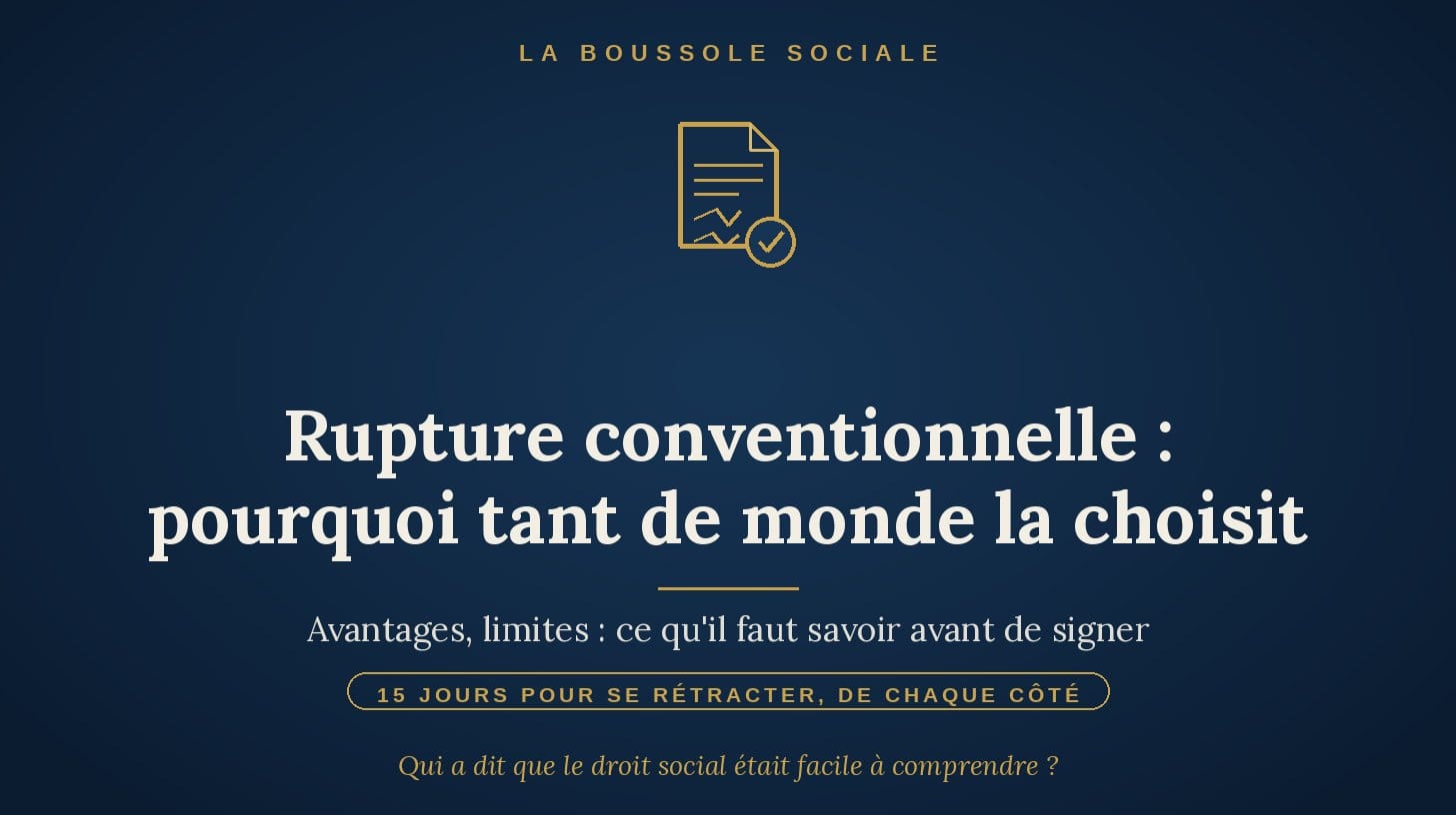 Rupture conventionnelle : pourquoi tant d’employeurs et de salariés la choisissent