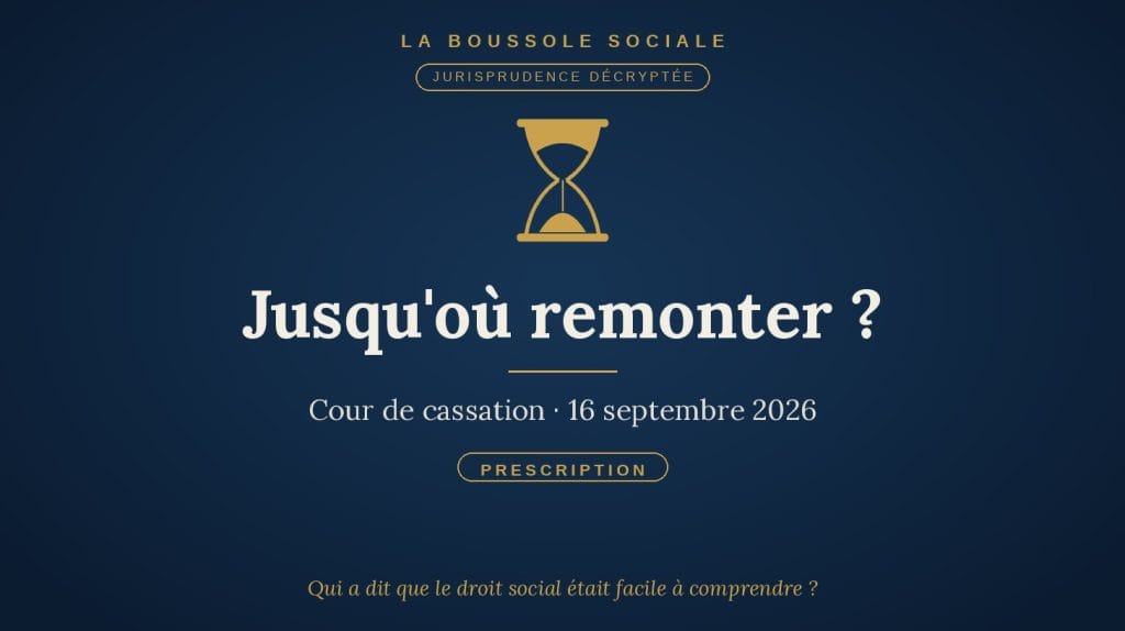 Congés payés, arrêt maladie, rétroactif : combien de temps un ancien salarié peut-il remonter après une rupture — Cour de cassation, 16 septembre 2026
