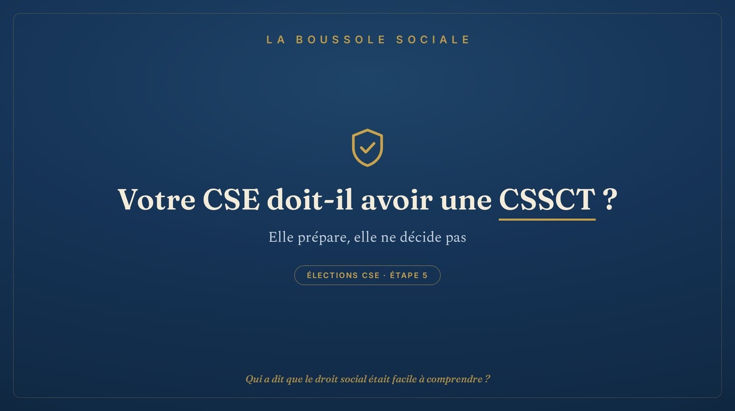 Votre CSE doit-il avoir une CSSCT ?