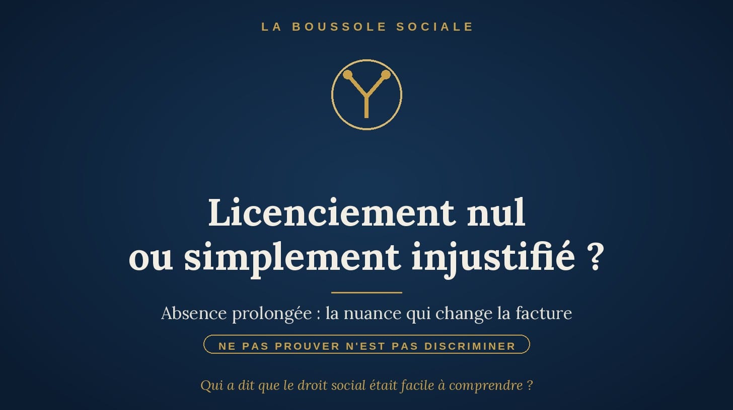 Licenciement nul ou sans cause réelle et sérieuse : la nuance qui coûte cher