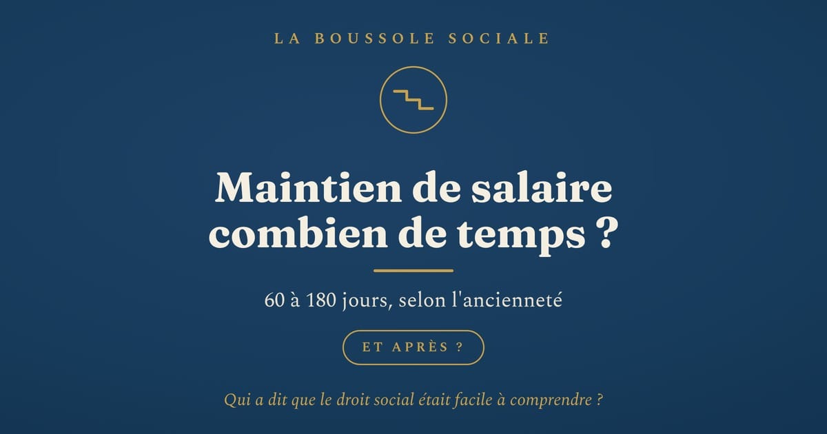 Maintien de salaire en arrêt maladie : combien de temps, et qui paie ensuite ?