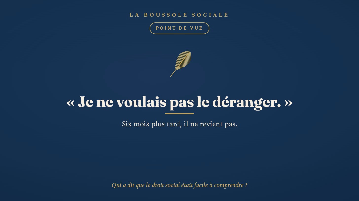 Le silence d'une entreprise pendant l'arrêt long d'un salarié, et ce qu'il provoque au moment du retour.