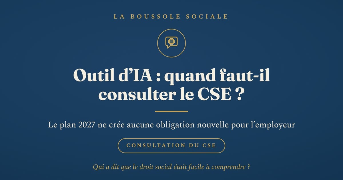 Outil d’IA dans l’entreprise : quand faut-il consulter le CSE ?