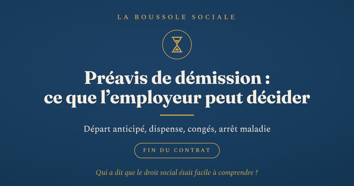 Préavis de démission : ce que l’employeur peut refuser, et ce qu’il ne peut pas retenir